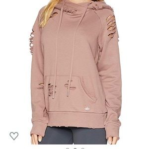 Alo ripped Hoodie